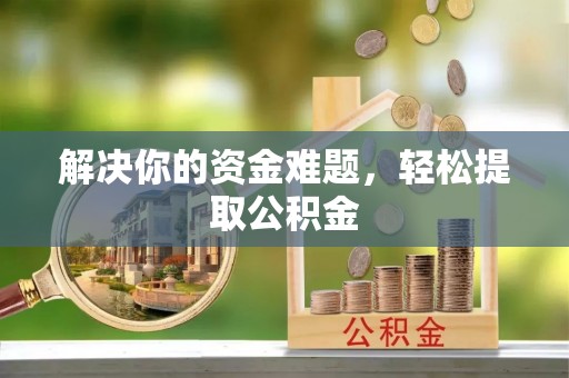 蓬莱解决你的资金难题，轻松提取公积金