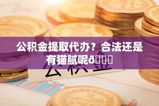 蓬莱公积金提取代办？合法还是有猫腻呢😏
